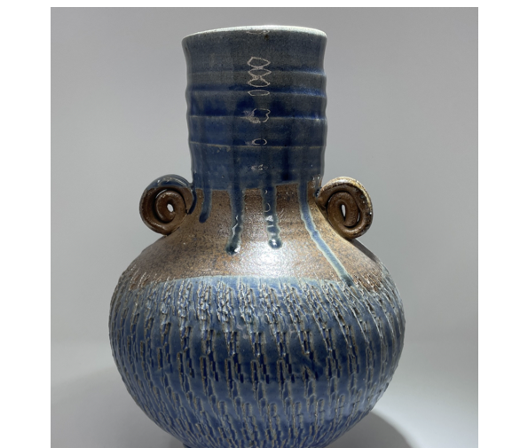 ST 14 Tall Blue Jar