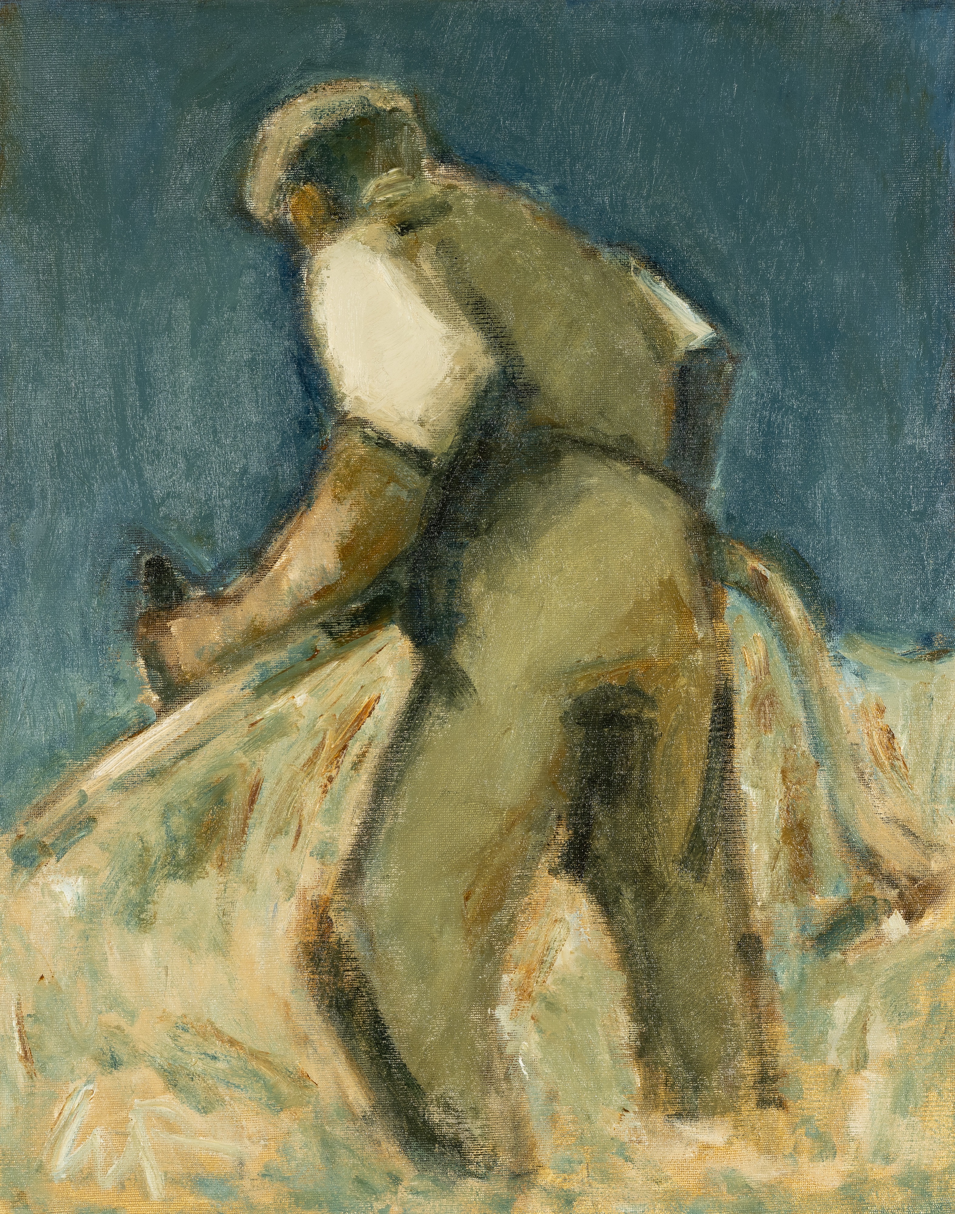 Man Mowing